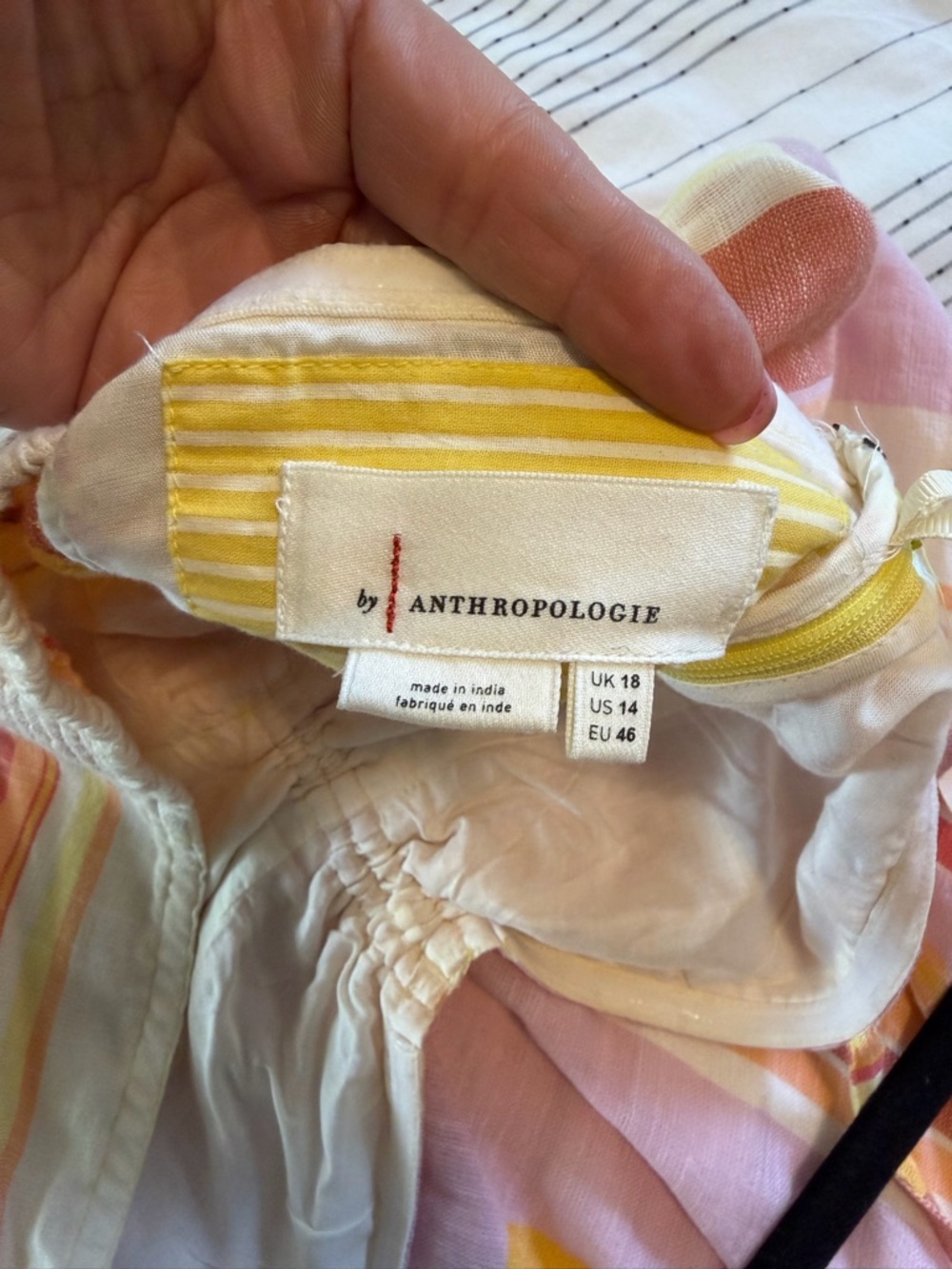 Anthropologie Striped Halter Midi Dress - Picture 9 of 10